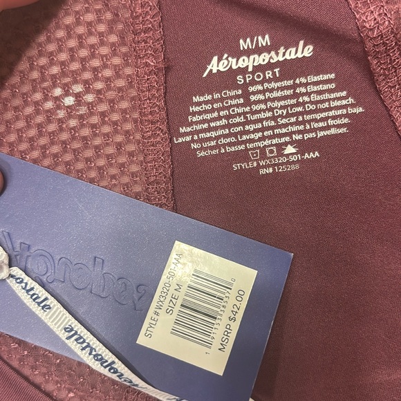 🆕 Aeropostale Aero Sport Womens Airy Mesh Logo Activewear T-Shirt (Mult. Sizes) - Picture 7 of 7